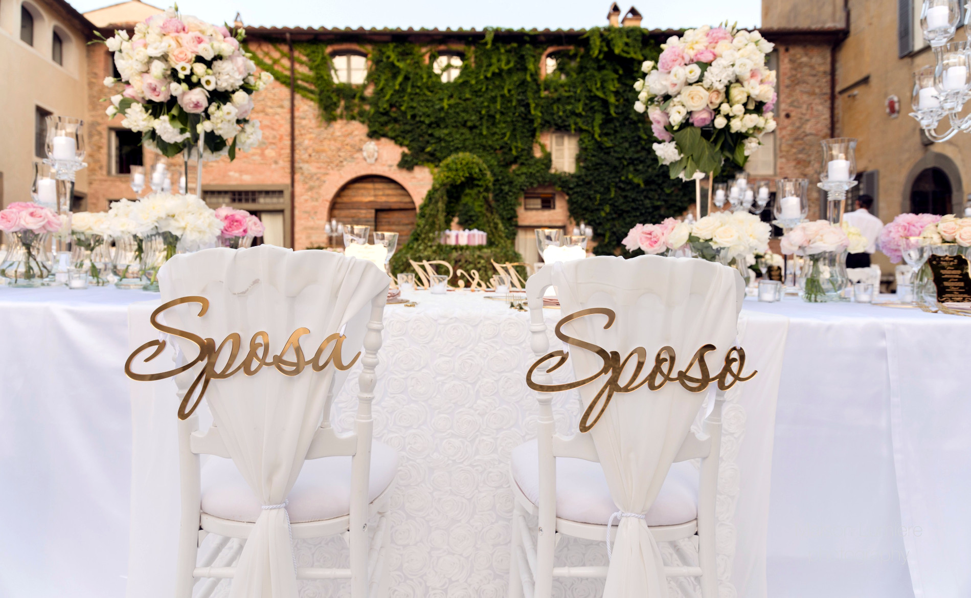 Eliteeventi – Allestimento Matrimonio a Villa Scorzi – Sposo e Sposa